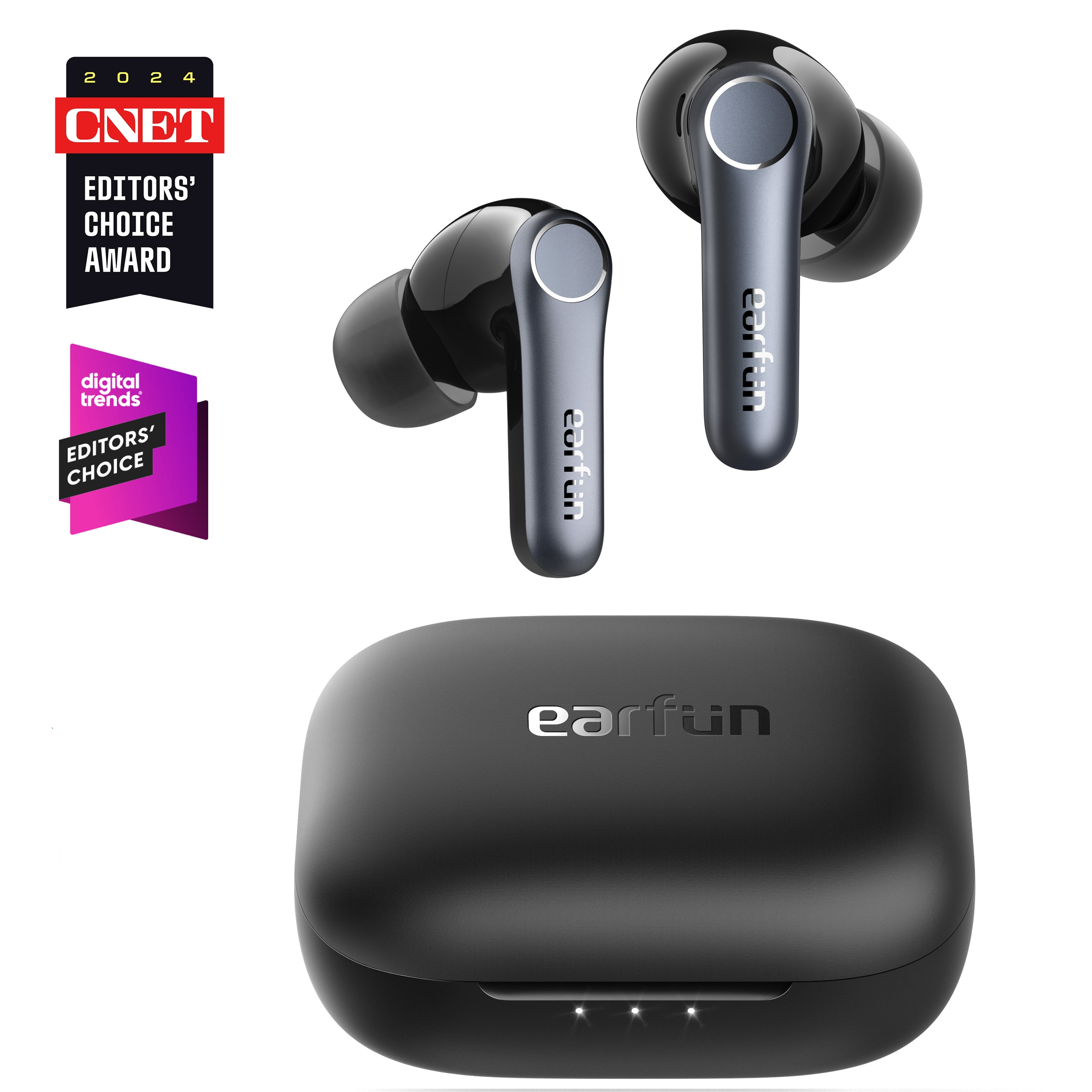 EarFun Air Pro 4 earbuds and charging case