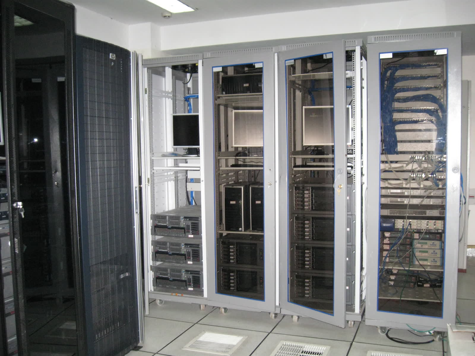 Server room racks used as stand-in for AI infrastructure